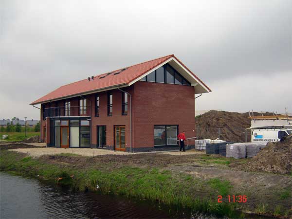 Tuinaanleg bij nieuwbouwwoning Heerenveen